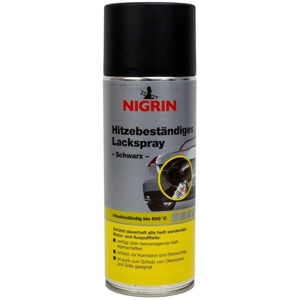 Nigrin Spray Vopsea Rezistent Termic Negru 600°C 400ML 74117